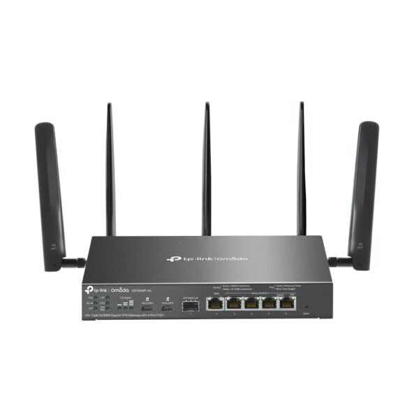 TP-Link Omada ER706WP-4G VPN Gateway AX3000 4G+, 4PoE+