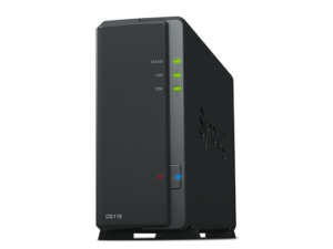 Synology DS118 1-bay DiskStation, Quad Core 1.4 GHz, 1GB RAM