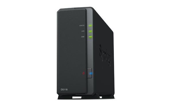 944.png Synology DS118 1-bay DiskStation, Quad Core 1.4 GHz, 1GB RAM