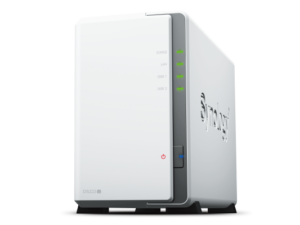 Synology DS223j 2-bay DiskStation, Quad Core , 1GB RAM , 1 x 1GbE RJ-45