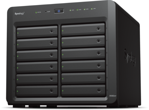 Synology DS3622xs+ 12-bay DiskStation (up to 36-bay), 6-Core 2.2 GHz (turbo to 2.7GHz), 16GB RAM (up to 48GB)
