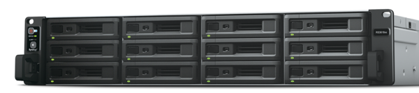 Synology RS3618xs 12-bay RackStation (up to 36-bay), Quad Core 2.4 GHz (turbo to 2.7 GHz), 8GB RAM (up to 64GB)