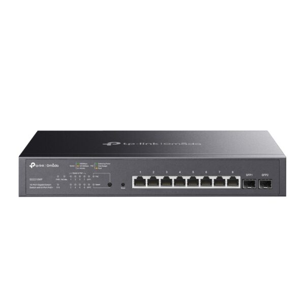 9730.jpg TP-Link Omada SG2210MP 8Port Gb PoE+,150W + 2 Gb SFP ManagedSW