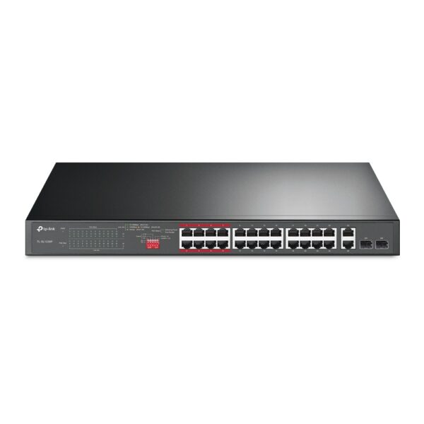 TP-Link TL-SL1226P 24Port 10/100M PoE+, 250W + 2 Gb Non-PoE