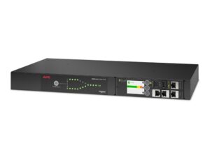 APC AP4422A Netshelter Rack Automatic Transfer Switch, 1U, 16A, 230V, 2 IEC309 IN, 1 IEC309 OUT, 50/60Hz