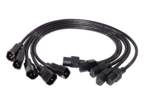 APC AP9890 Power Cord Kit (5 ea), C13 to C14, 0.6m