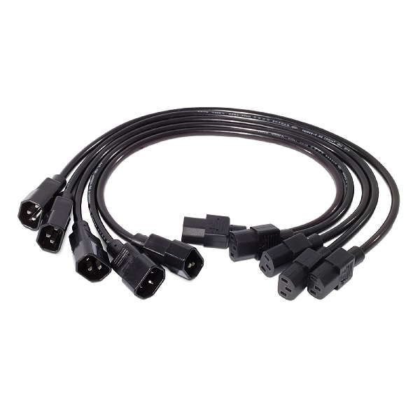 AP9890 APC AP9890 Power Cord Kit (5 ea), C13 to C14, 0.6m