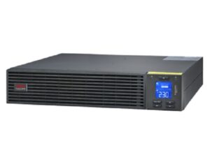 SRVPM1KRIL-E APC SRVPM1KRIL-E Easy UPS On-Line, 1000VA/900W, Rackmount 2U, 230V, 4x IEC C13 outlets, Intelligent Card Slot, LCD, Extended runtime, No Battery, W/O rail kit