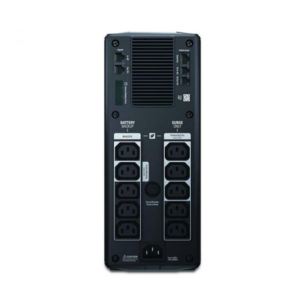 APC BR1500GI Back-UPS Pro, 1500VA/865W, Tower, 230V, 10x IEC C13 outlets, AVR, LCD, User Replaceable Battery