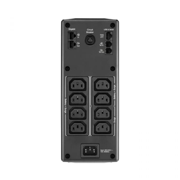 BR1600MI APC BR1600MI Back-UPS Pro, 1600VA/960W, Tower, 230V, 8x IEC C13 outlets, AVR, LCD, User Replaceable Battery