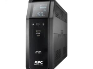 APC BR1600SI Back-UPS Pro, 1600VA/960W, Tower, 230V, 8x IEC C13 outlets, Sine Wave, AVR, USB Type A + C ports, LCD, User Replaceable Battery