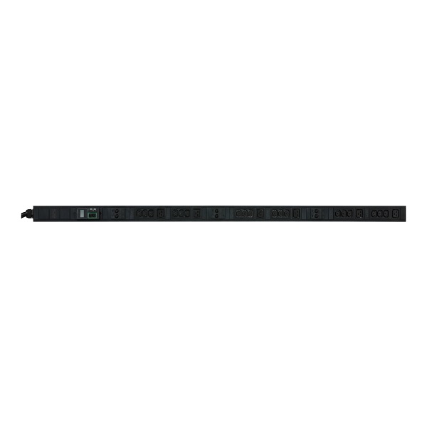 APC EPDU1232M Easy Rack PDU, Metered, 0U, 3 Phase, 22kW, 230V, 32A, 18 x C13 and 6 x C19 outlets, IEC60309 3P+N+PE inlet