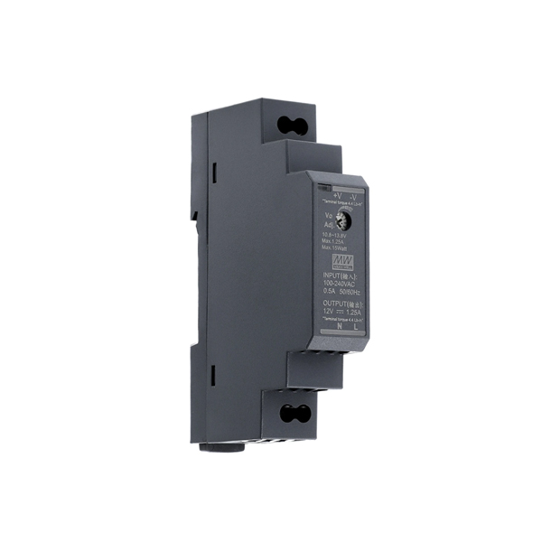 Meanwell HDR-15-12 15W 12V DC Industrial DIN Rail Power Supply