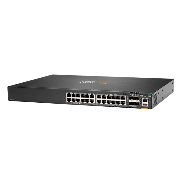 HPE JL668A AAruba 6300F 24G 4SFP56 Switch (24 x 1000Base-T, 4 x 10/25/50G SFP56)