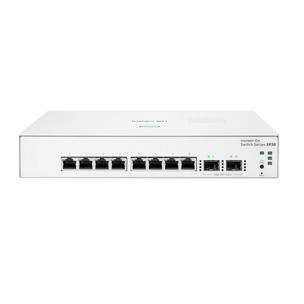 HPE JL680A Aruba IOn 1930 8G 2SFP Switch (8 x 10/100/1000, 2 SFP) (เข้า Rack ไม่ได้)