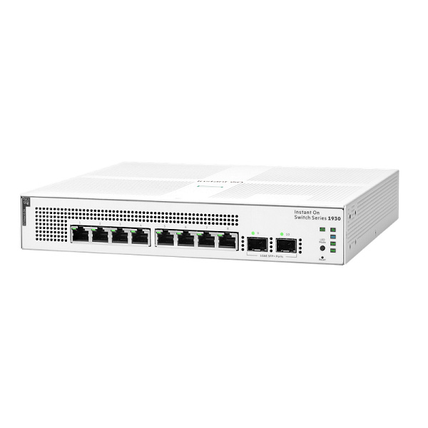 HPE JL681A Aruba IOn 1930 8G 2SFP POE 124W Switch (8 x 10/100/1000 PoE+, 2 SFP)