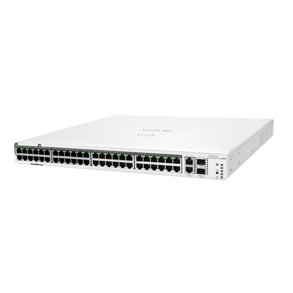 HPE JL809A IAruba IOn 1960 48G 2XGT 2SFP+ POE 600W Switch