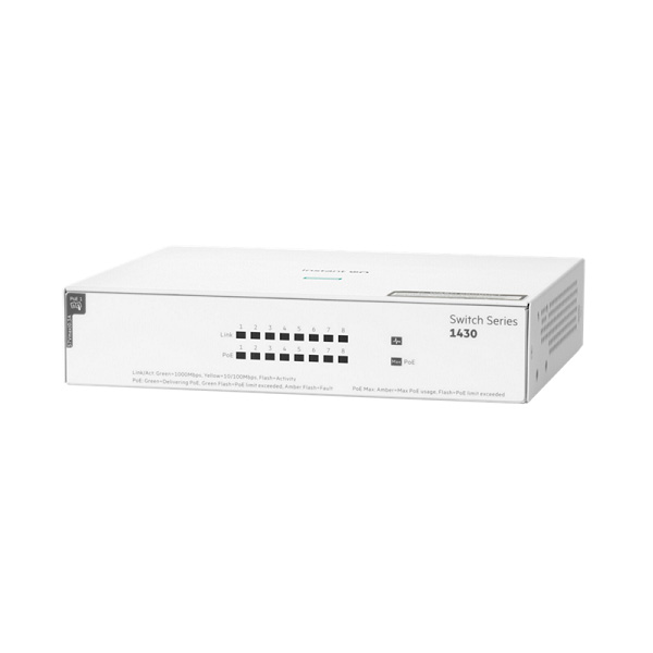 HPE R8R46A Aruba IOn 1430 8G POE 64W Switch