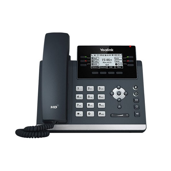 SIP-T42U Yealink SIP-T42U+Adapter Well-Rounded Voice SIP Phone