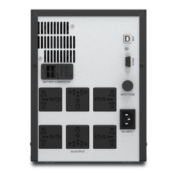 SMV3000AI-MS APC SMV3000AI-MS Easy UPS 1 Ph Line Interactive, 3kVA, Tower, 230V, 6 Universal outlets, AVR, LCD