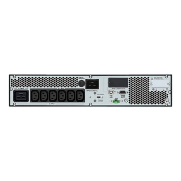 APC SRVPM3KRIL-E Easy UPS On-Line, 3kVA/2.7kW, Rackmount 2U, 230V, 6x IEC C13+1x IEC C19 outlets, Intelligent Slot, LCD, Extended runtime, No Battery, W/O rail kit