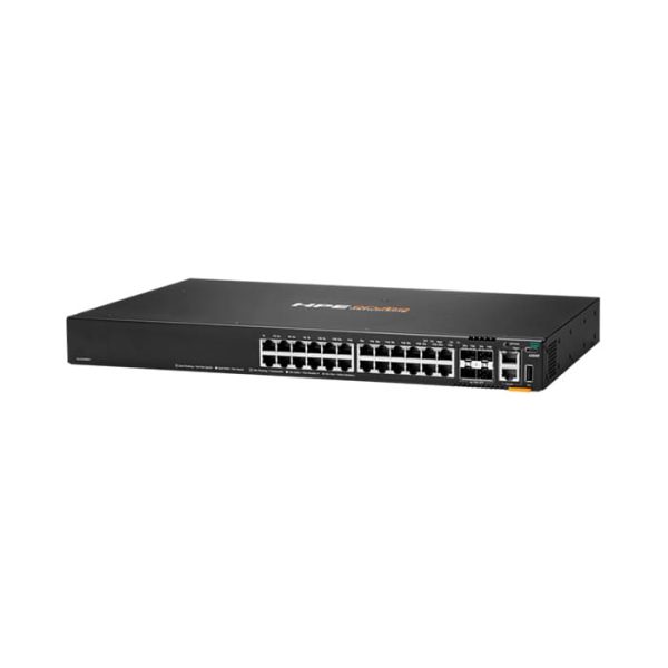 JL724B HPE JL724B Aruba 6200F 24G 4SFP+ Swch (24 x 1000Base-T, 4 x SFP+)