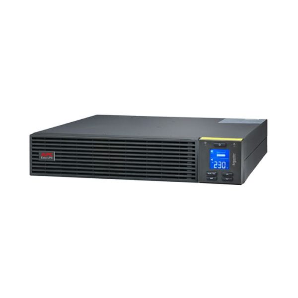 APC SRVPM3KRIL-E Easy UPS On-Line, 3kVA/2.7kW, Rackmount 2U, 230V, 6x IEC C13+1x IEC C19 outlets, Intelligent Slot, LCD, Extended runtime, No Battery, W/O rail kit
