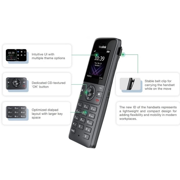 Yealink W73H DECT Handset