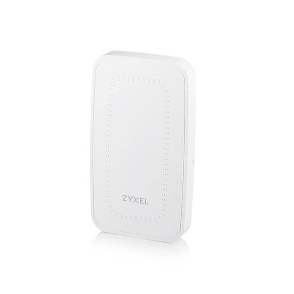 WAC500H Zyxel WAC500H Wireless AC1200, Tri-Mode Wave 2 MU-MIMO Wall Plate Access Point,1 Uplink + 2 LAN Port (1 PSE)