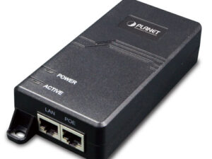 box_POE-172 Planet POE-172 Single-Port 10/100/1000Mbps Ultra PoE Injector (60 Watts, internal PWR)