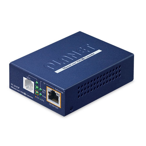 box_VC-231GPv2 Planet VC-231GP 1 x GE PoE Ethernet to VDSL2 Media Converter