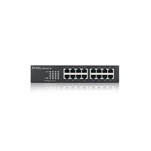 Zyxel GS1100-16 16-port GbE Unmanaged Switch