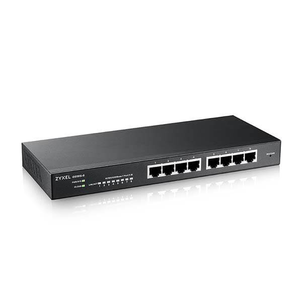 Zyxel GS1915-8 8-port GbE Smart Managed Switch, destop, fanless