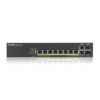 Zyxel GS1920-8HPv2 10 Port Smart Managed PoE Switch 8x1G + 2x1G Combo, 130 Watt PoE, fanless