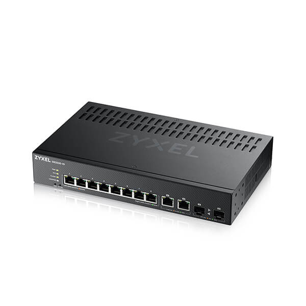 Zyxel GS2220-10 8 port GbE L2 Switch with 2 combo (SFP/RJ-45) GbE Uplink