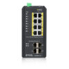 Zyxel RGS200-12P 12 Port managed PoE Switch, 240 Watt PoE, DIN Rail, IP30, 12-58V DC