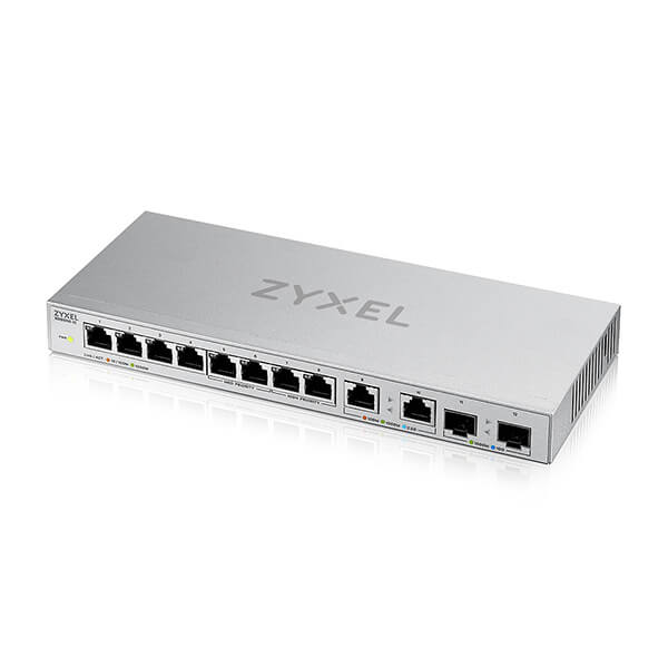 Zyxel XGS1010-12 12-Port Unmanaged Multi-Gigabit Switch with 2-Port 2.5G and 2-Port 10G SFP+