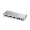 XGS1250-12 Zyxel XGS1250-12 12-Port Web-Managed Multi-Gigabit Switch includes 3-Port 10G and 1-Port 10G SFP+