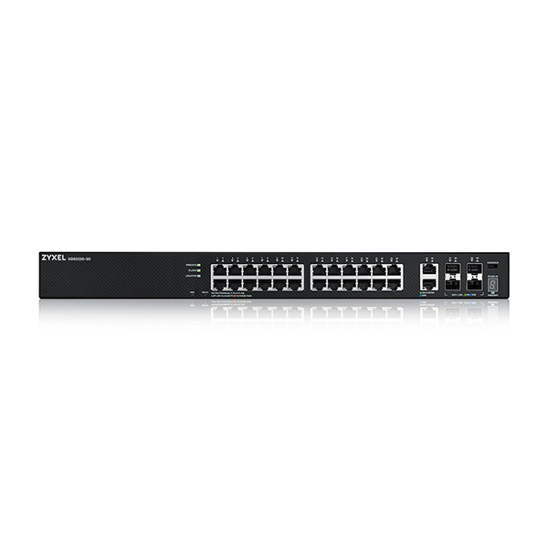 XGS2220-30 Zyxel XGS2220-30 24 port Gigabit L3 Access Switch, 2xMulti-Gig, 4x 10G SFP+