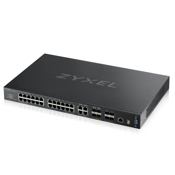 XGS4600-32 Zyxel XGS4600-32 24 port GbE, 4 dual pers. and 4x10G SFP+