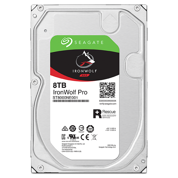 ST8000NT001 Seagate ST8000NT001 IronWolf Pro IntHDD3.5" 8TB SATA 7200RPM