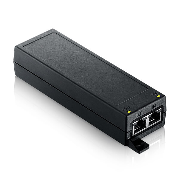 Zyxel PoE12-30W Multi-Gigabit PoE Injector, 1-Port 100M/1G/2.5G Data port, 1-Port 100M/1G/2.5G PoE port