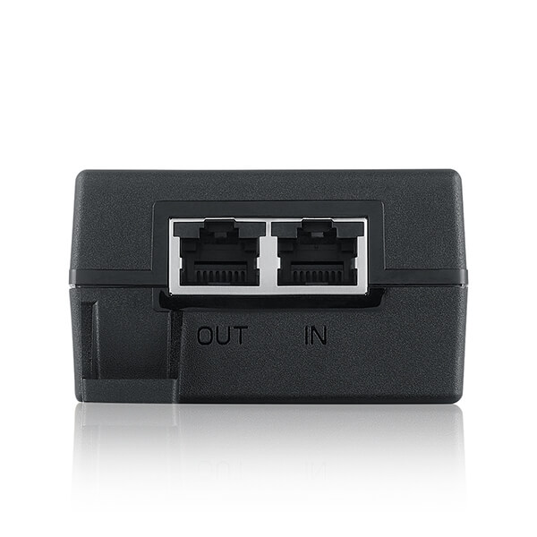 Zyxel PoE12-60W Multi-Gigabit PoE Injector, 1-Port 100M/1G/2.5G/5G/10G* Data port, 1-Port 100M/1G/2.5G/5G/10G* PoE port