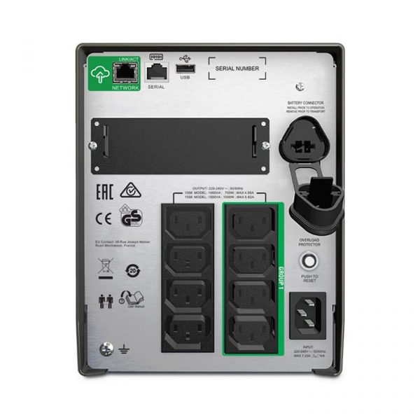 SMT1000IC APC SMT1000IC Smart-UPS 1000VA LCD 230V with SmartConnect