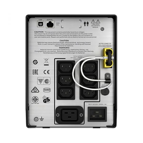 SMC2000I APC SMC2000I Smart-UPS, 2000VA, LCD, 230V, Tower