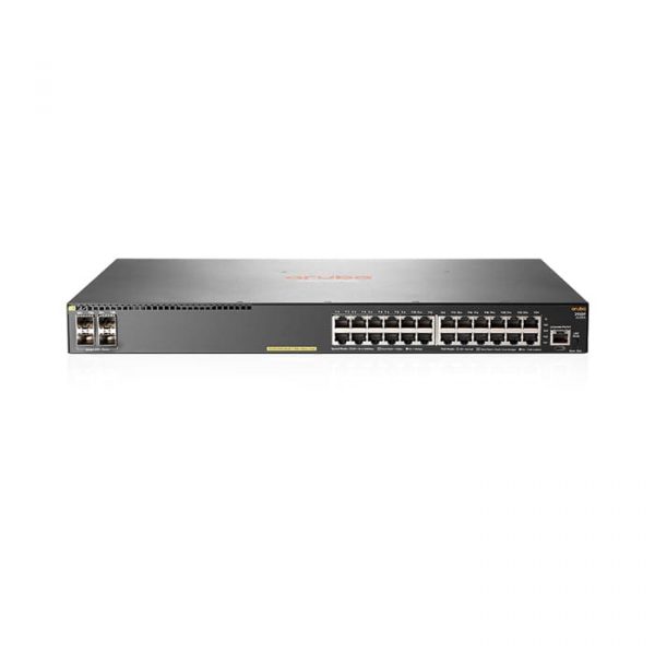 HPE JL255A Aruba 2930F 24G PoE+ 4SFP+ Swch (24 x PoE+ ports, 4 SFP+ ports, 370W)
