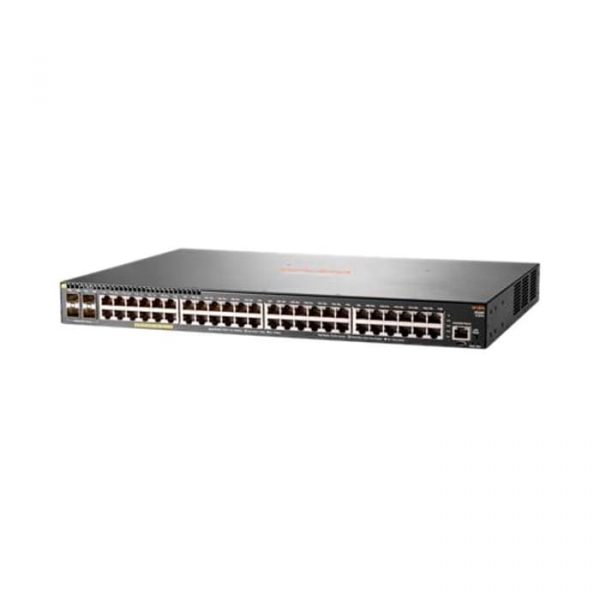 HPE JL256A Aruba 2930F 48G PoE+ 4SFP+ Swch (48 x PoE+ ports, 4 SFP+ ports, 370W)
