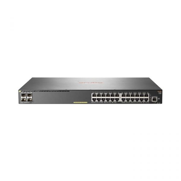 JL261A HPE JL261A Aruba 2930F 24G PoE+ 4SFP Swch (24 x PoE+ ports, 4 SFP ports, 370W)