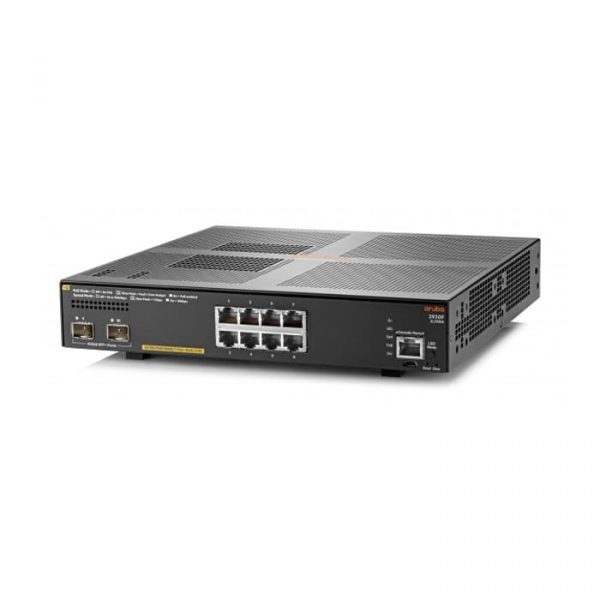 HPE JL258A Aruba 2930F 8G PoE+ 2SFP+ Switch (8 x PoE+ ports, 2 SFP+ ports, 125W)