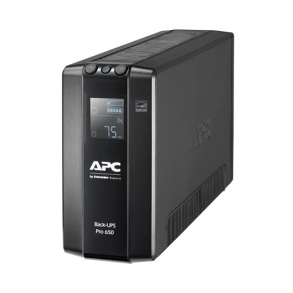 BR650MI APC BR650MI Back-UPS Pro, 650VA/390W, Tower, 230V, 6x IEC C13 outlets, AVR, LCD, User Replaceable Battery